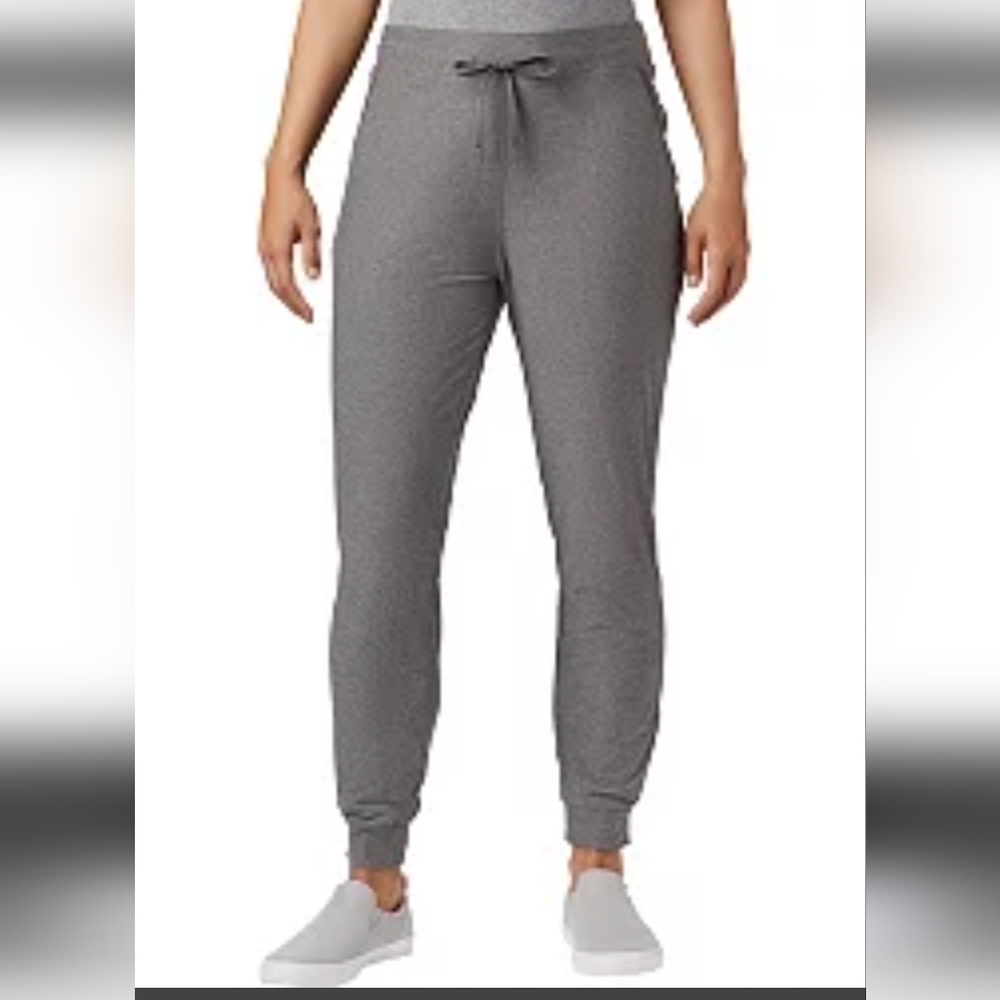New Columbia Women's Sweat Pants Gray Sunridge Sweat Jogger Pants XXL